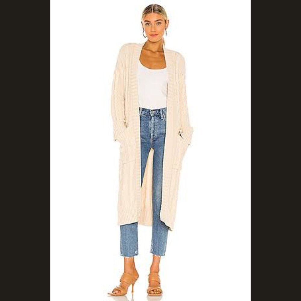 House of Harlow 1960 x REVOLVE Virgo Cable Knit Cardigan Size L